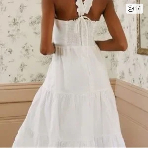 Reformation Dresses & Skirts - Reformation Montecito Linen Dress 10 White